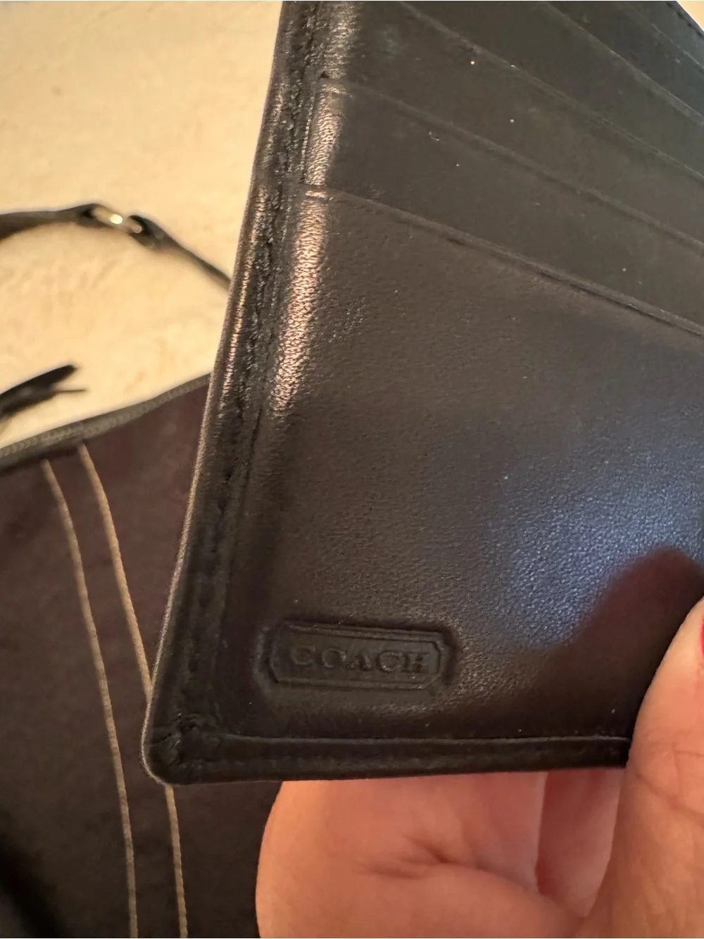 Coach crescent shoulder